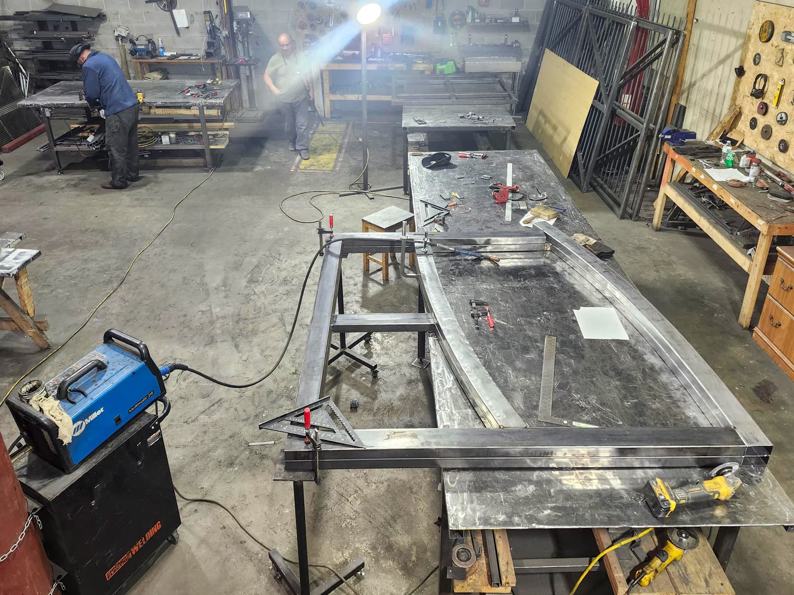 ASB Large Metal Gate Fabrication With Columns photo in gates work, Central Kentucky.