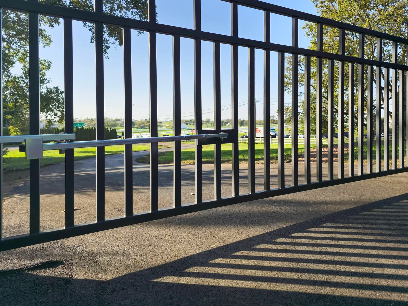 ASB 16 Foot Gate Installation photo in gates work, Central Kentucky.