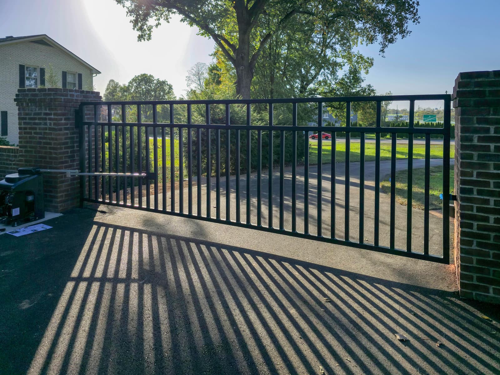 ASB 16 Foot Gate Installation photo in gates work, Central Kentucky.