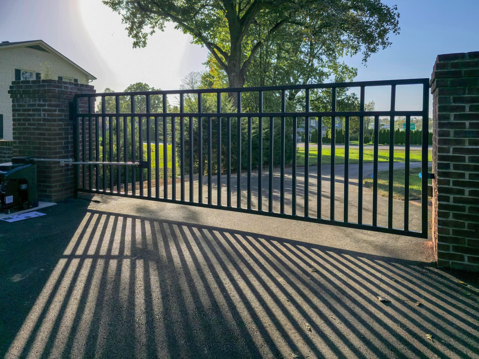 ASB 16 Foot Gate Installation photo in gates work, Central Kentucky.