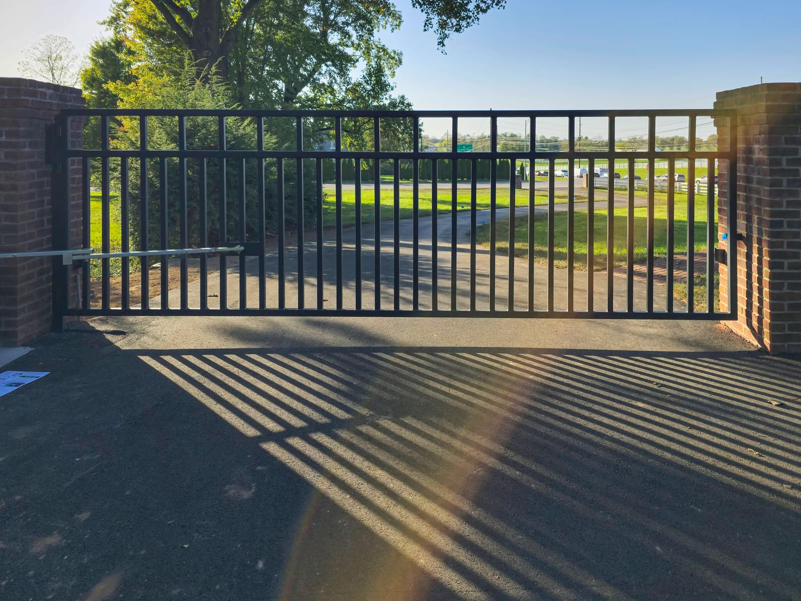 ASB 16 Foot Gate Installation photo in gates work, Central Kentucky.