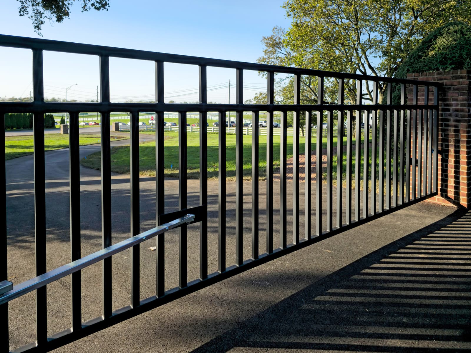 ASB 16 Foot Gate Installation photo in gates work, Central Kentucky.