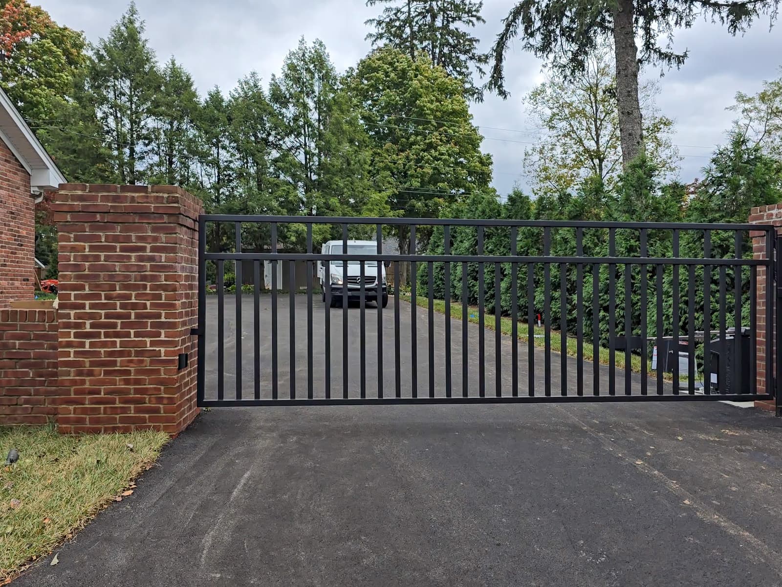 ASB 16 Foot Gate Installation photo in gates work, Central Kentucky.