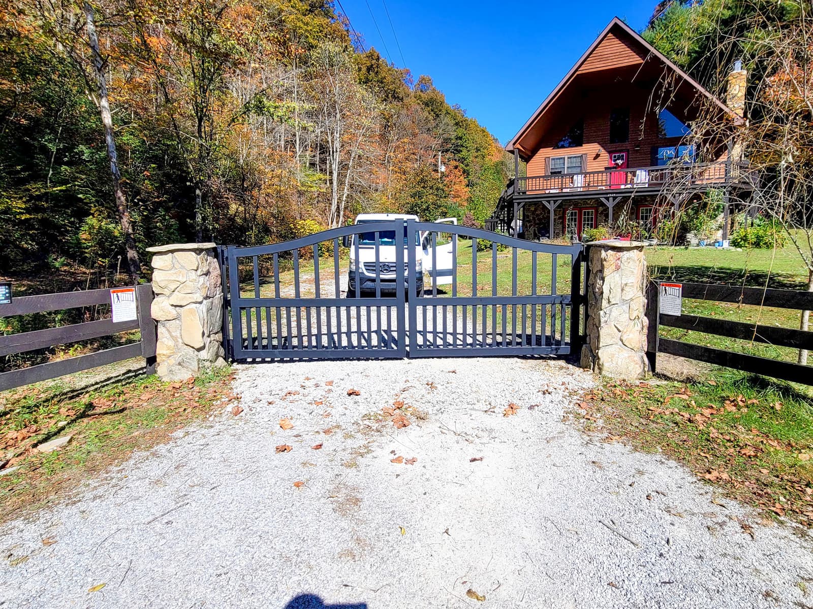 ASB Metal Gate Installation photo in gates work, Central Kentucky.