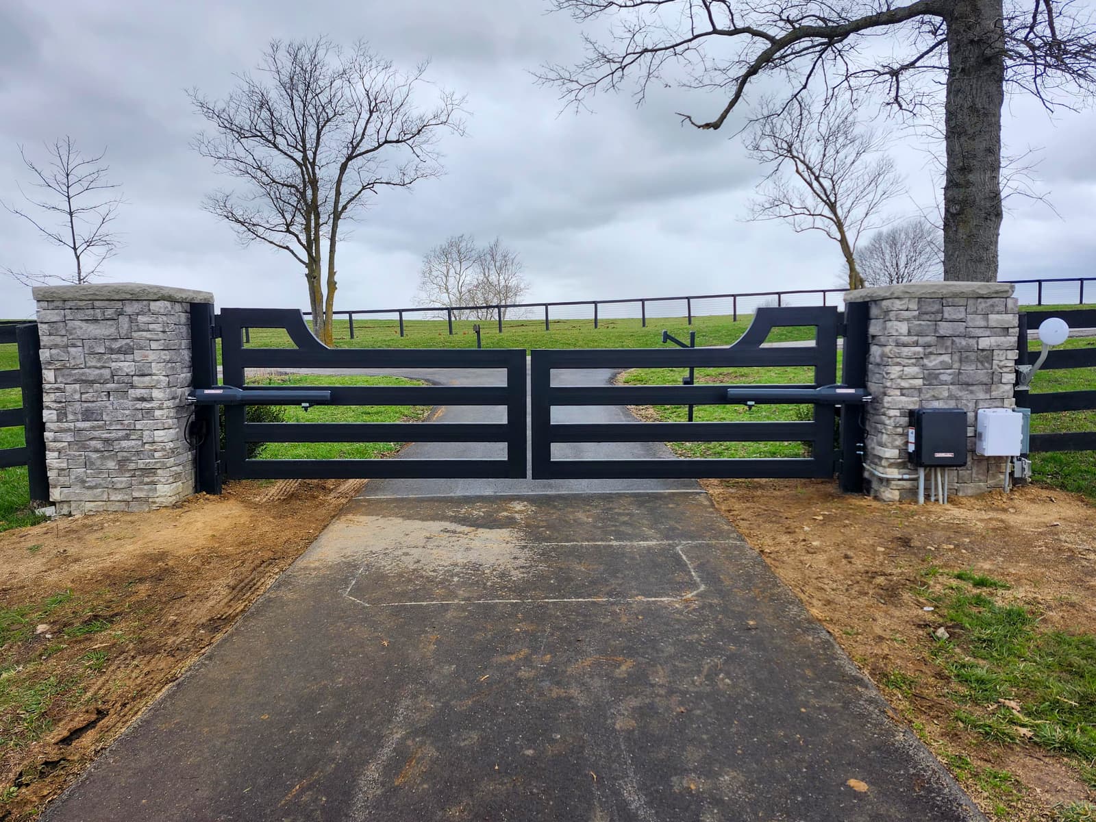 ASB Metal Farm Gate photo in gates work, Central Kentucky.