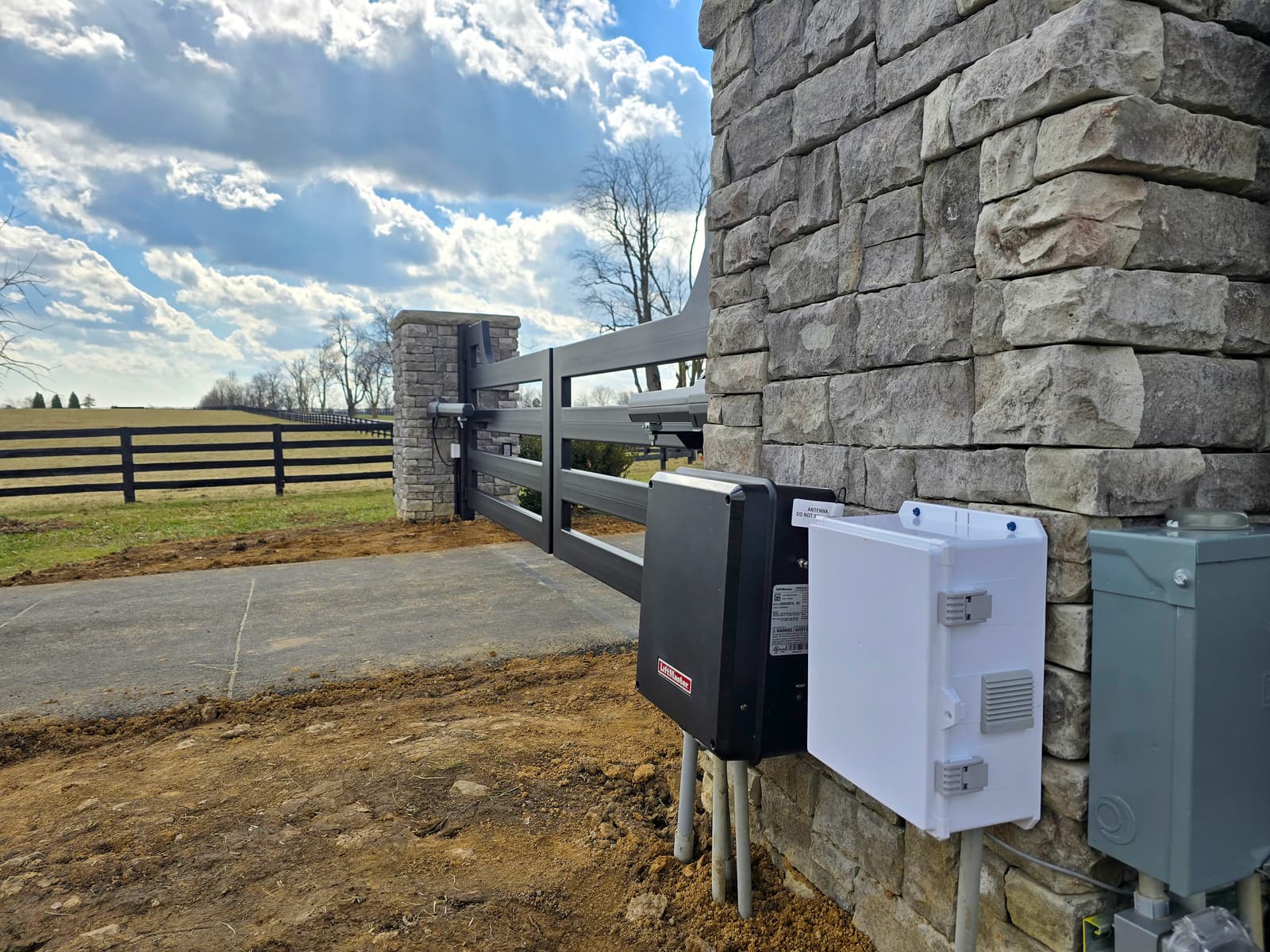 ASB Metal Farm Gate Fabrication photo in gates work, Central Kentucky.