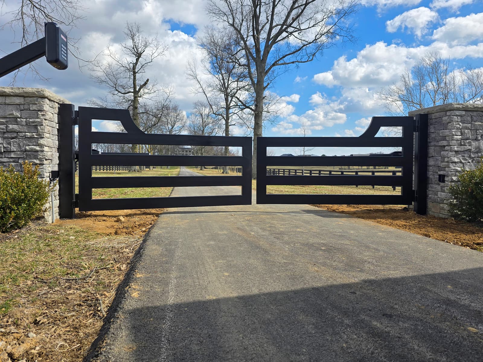 ASB Metal Farm Gate Fabrication photo in gates work, Central Kentucky.