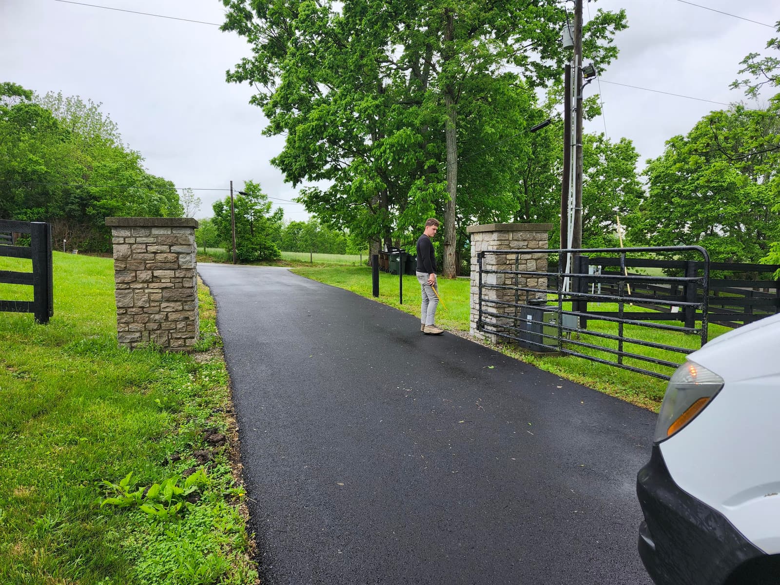 ASB Metal Gate Welding Fabrication photo in gates work, Central Kentucky.