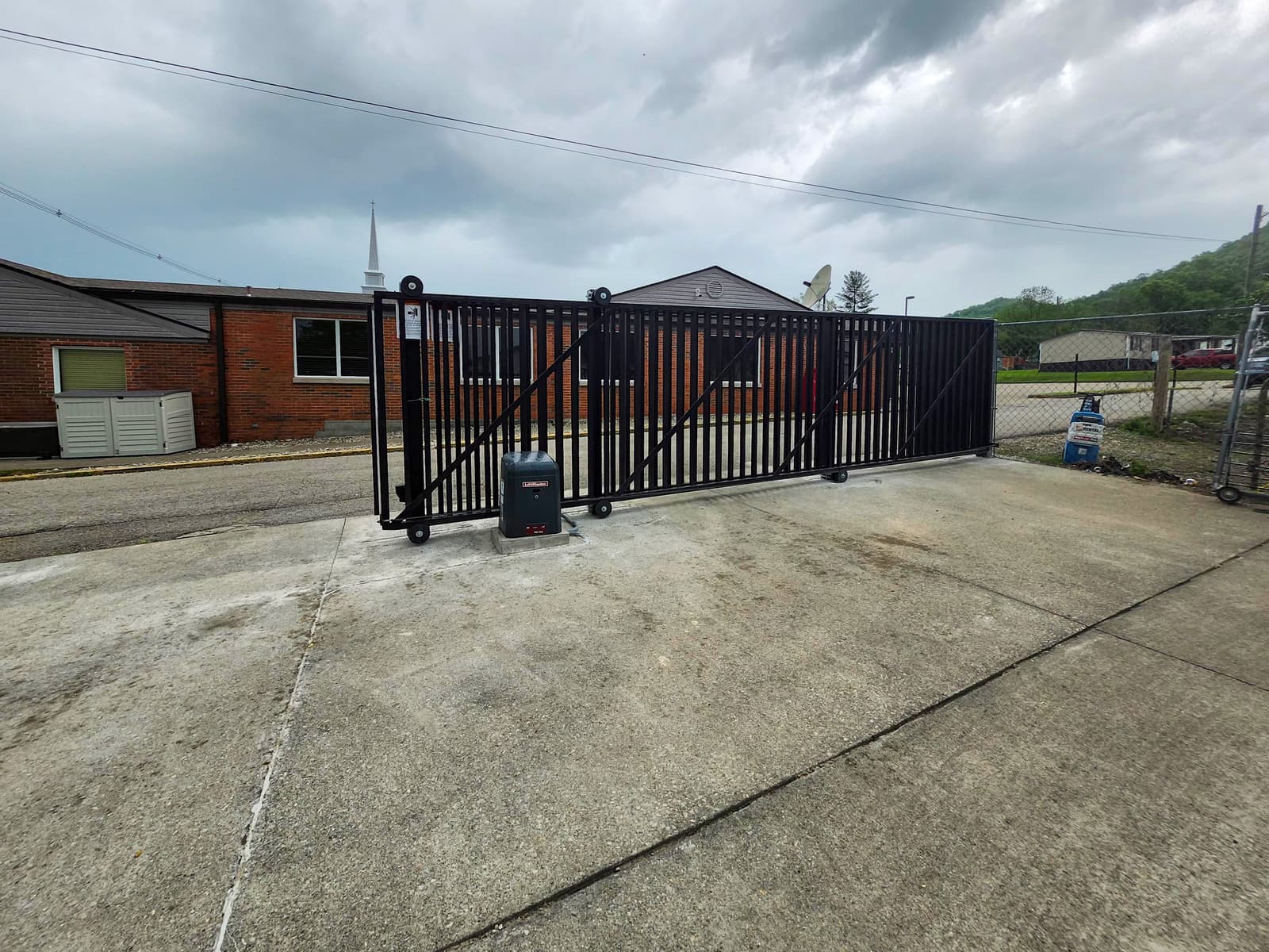 ASB Sliding Metal Gate photo in gates work, Central Kentucky.