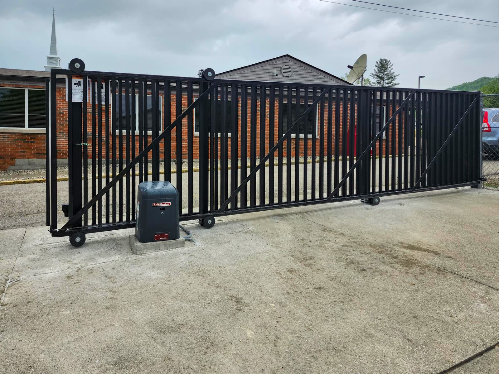 ASB Sliding Metal Gate Fabrication photo in gates work, Central Kentucky.