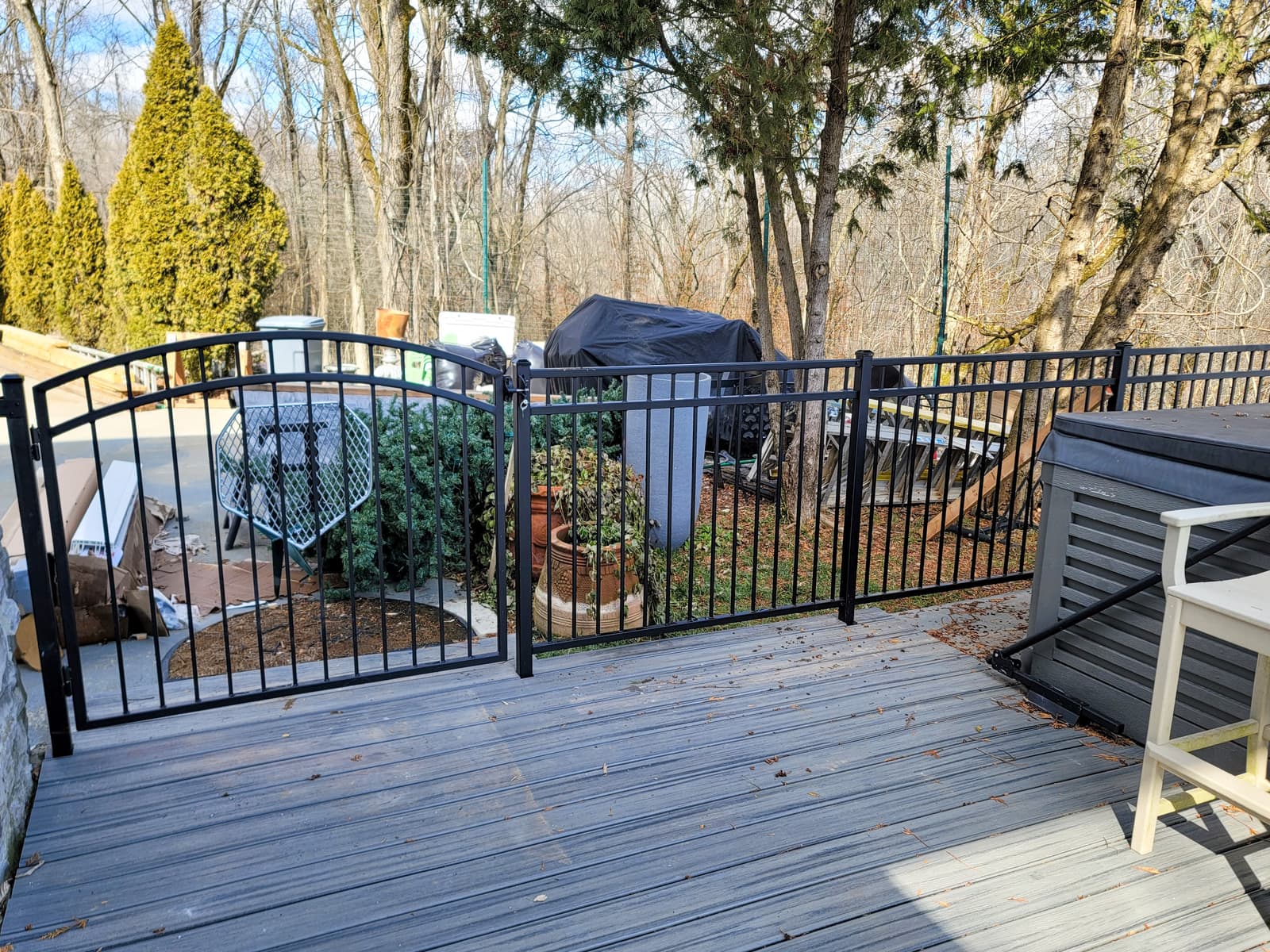 ASB Metal Pool Safety Gate Installation photo in pedestrian gates work, Central Kentucky.