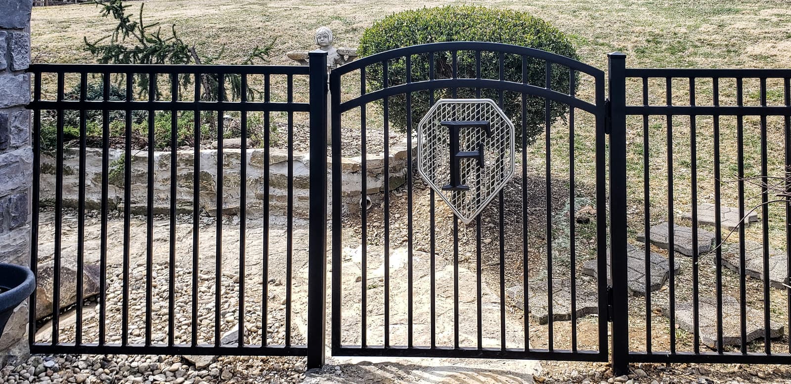 ASB Metal Pool Safety Gate Installation photo in pedestrian gates work, Central Kentucky.