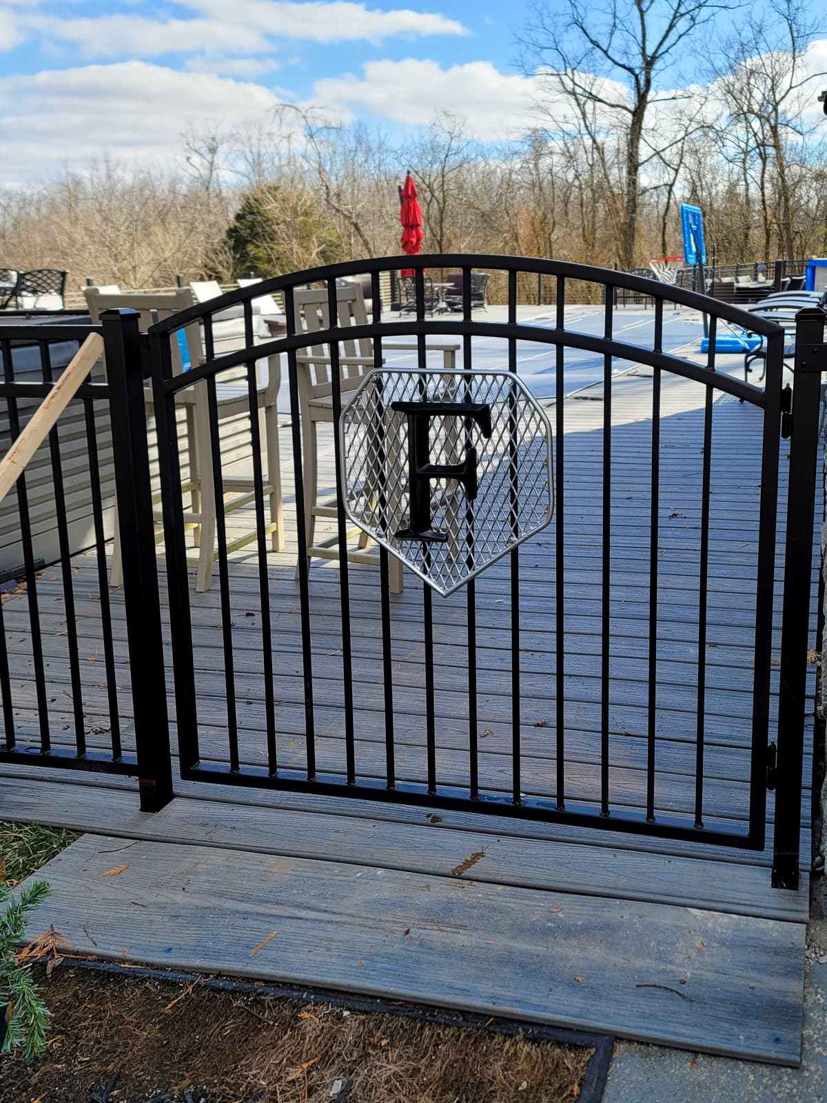ASB Metal Pool Safety Gate Installation photo in pedestrian gates work, Central Kentucky.
