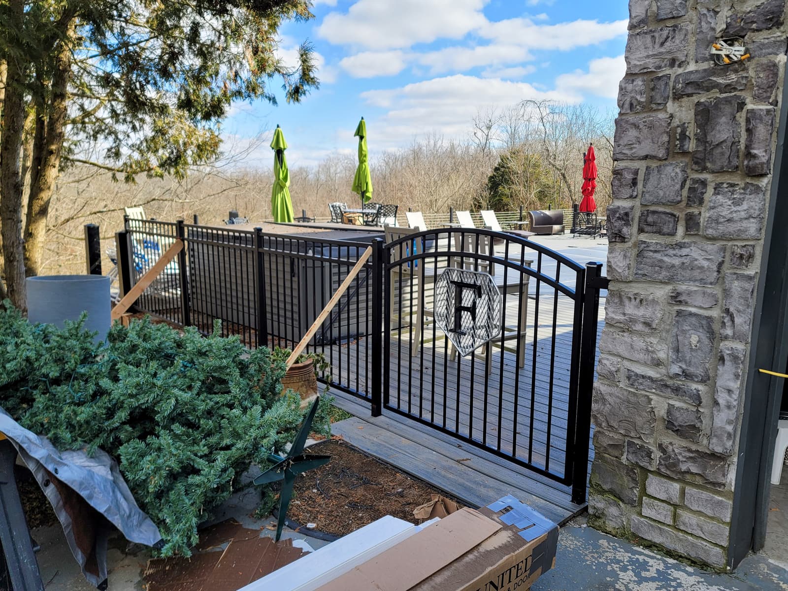 ASB Metal Pool Safety Gate Installation photo in pedestrian gates work, Central Kentucky.