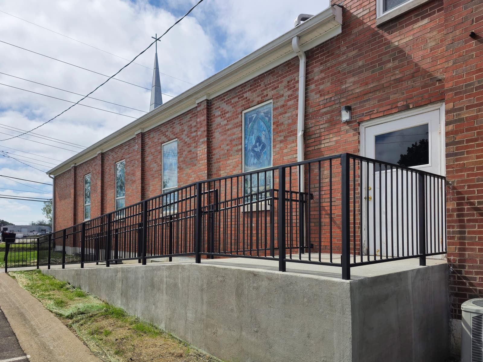 ASB Metal Ramp Railing photo in railing work, Central Kentucky.