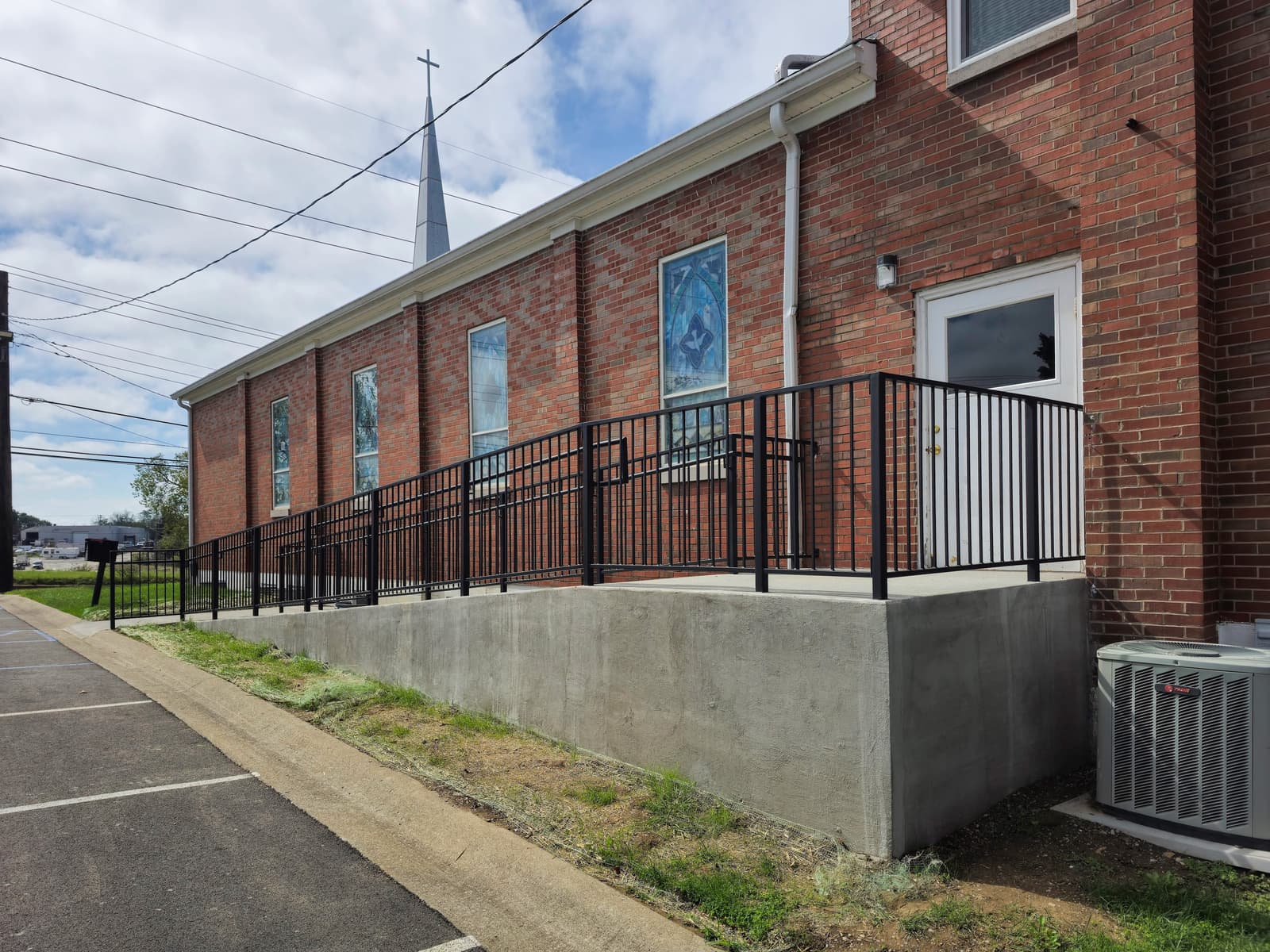 ASB Metal Ramp Railing photo in railing work, Central Kentucky.