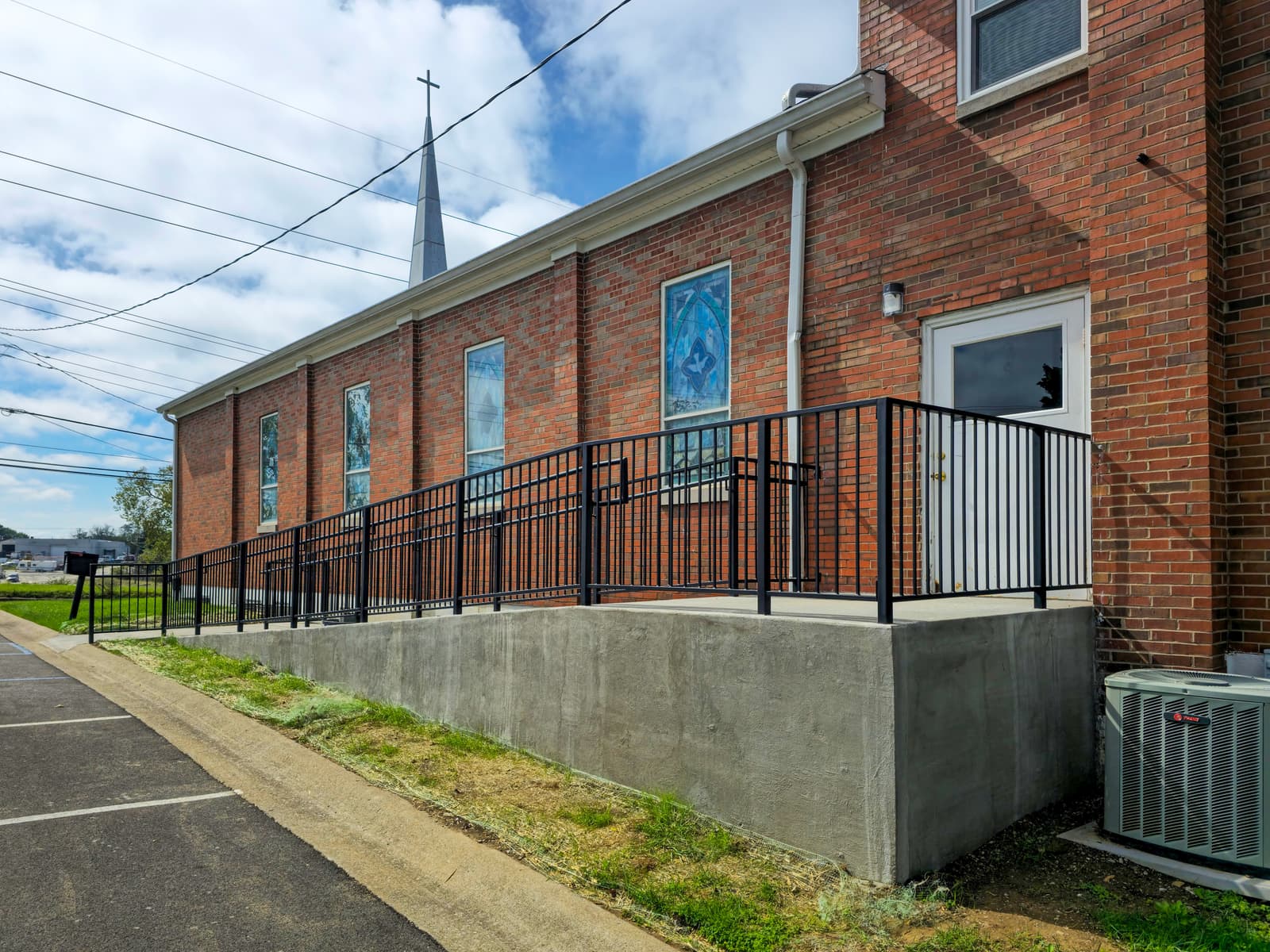 ASB Metal Ramp Railing photo in railing work, Central Kentucky.