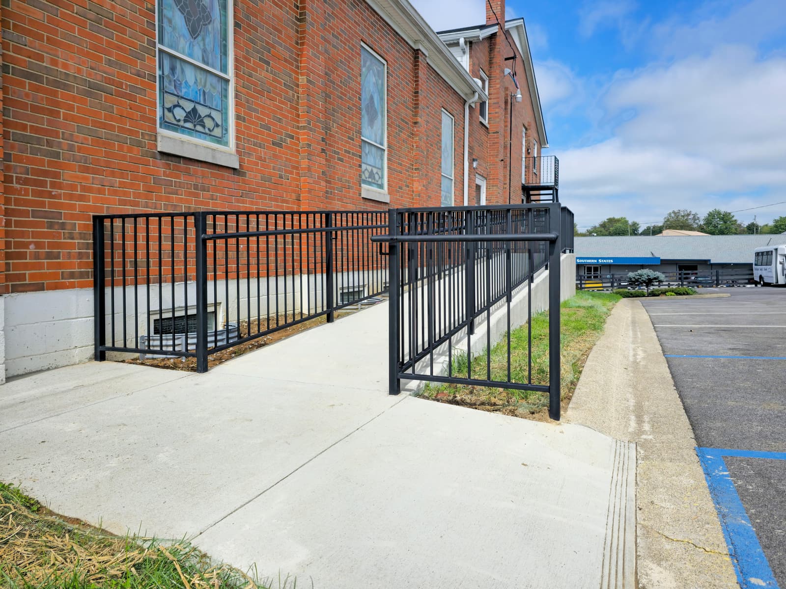 ASB Metal Ramp Railing photo in railing work, Central Kentucky.
