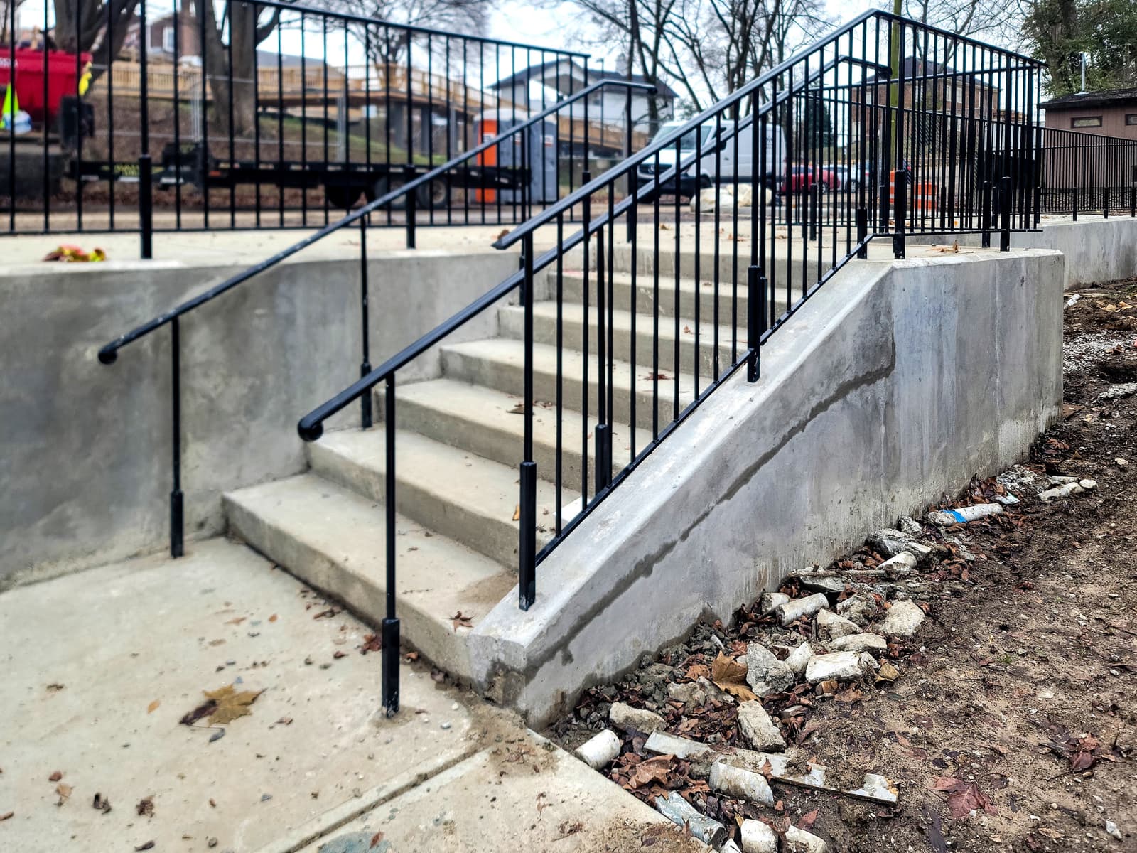 ASB Metal Staircase Railing And Fence photo in railing work, Central Kentucky.