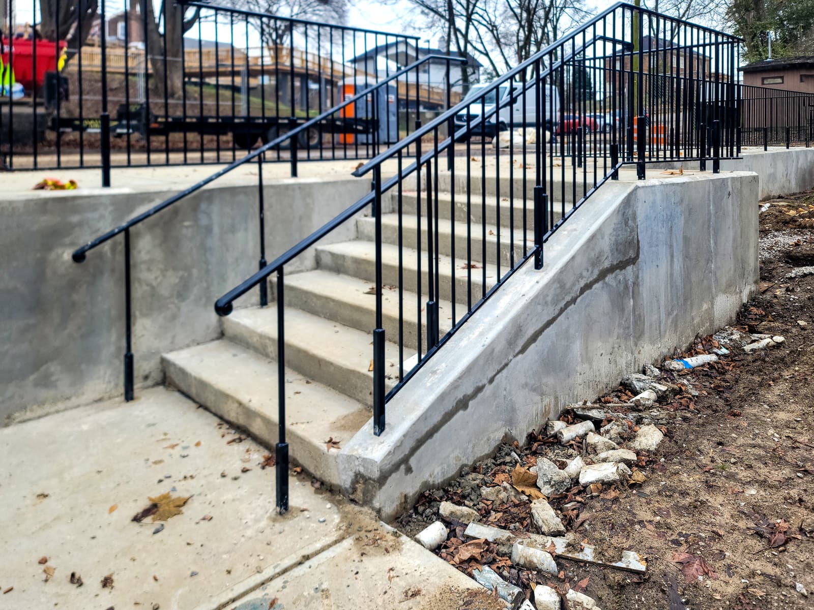 ASB Metal Staircase Railing And Fence photo in railing work, Central Kentucky.