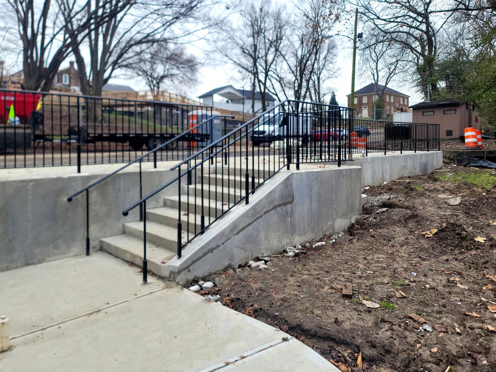 ASB Metal Staircase Railing And Fence photo in railing work, Central Kentucky.