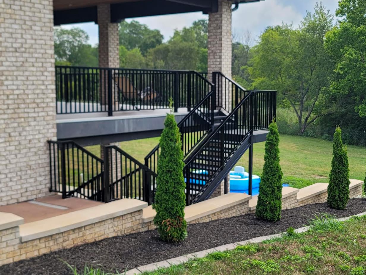 ASB Metal Deck Railing photo in railing work, Central Kentucky.