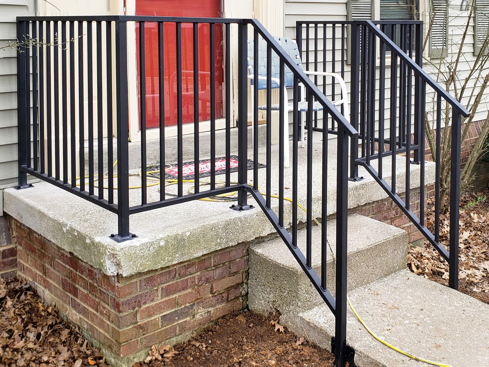 Residential Metal Porch Railing