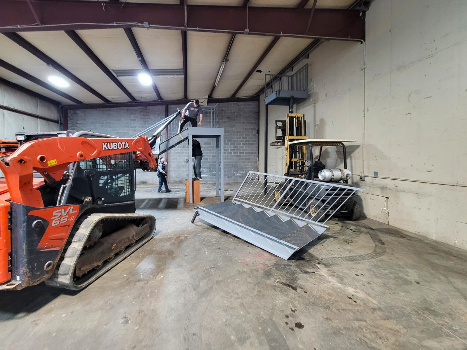 ASB Commercial Metal Staircase Fire Escape Fabrication photo in staircases work, Central Kentucky.
